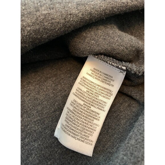 Polo Ralph Lauren Sweater Mens 2XL Gray Cotton 1/4 Zip Mock Neck Pullover - Picture 7 of 8